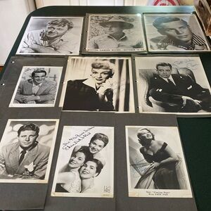 127 Vintage Hollywood movie star photos collection